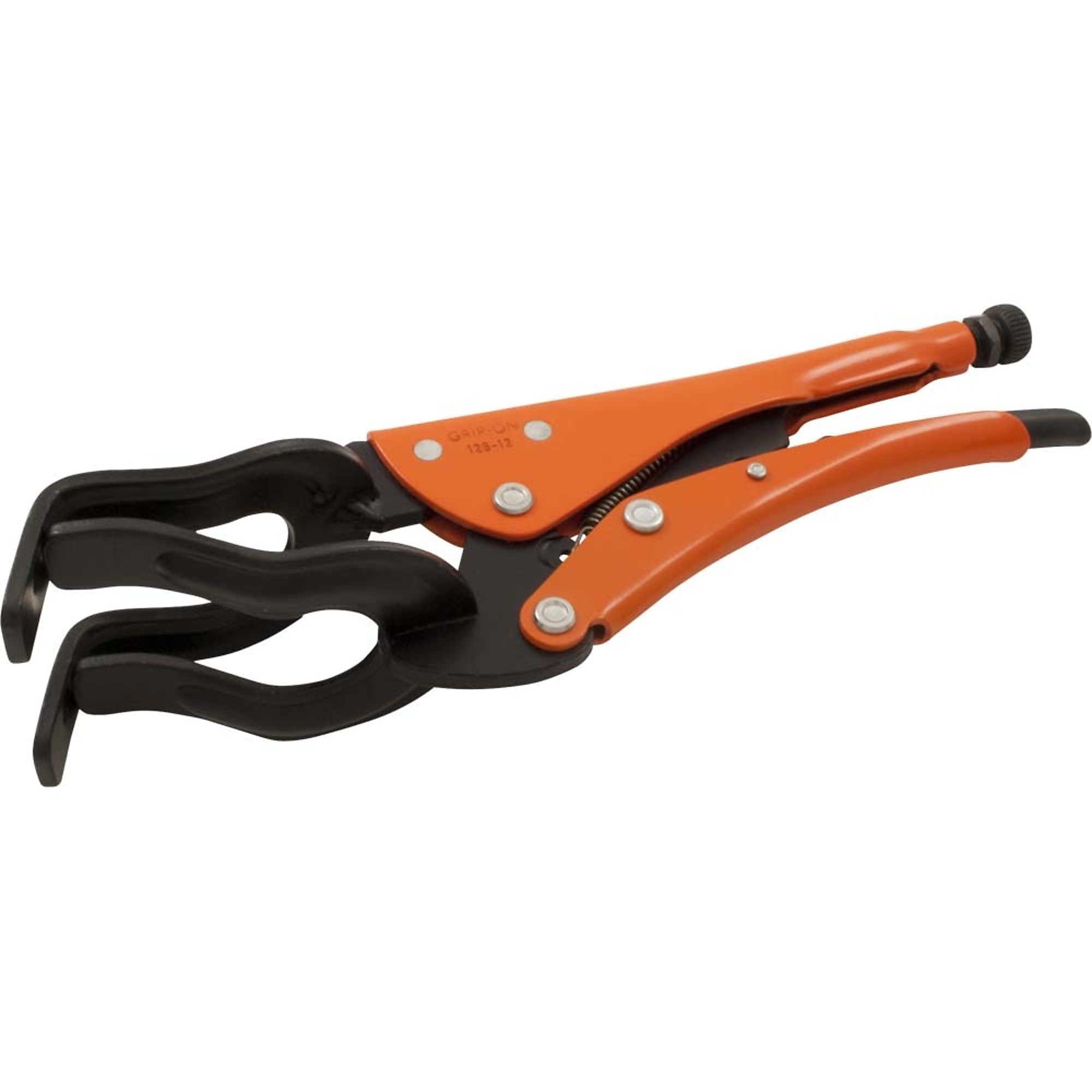 Grip-on, 12in. Locking Pipe Clamp, Pieces (qty.) 1 Material Alloy Steel, Jaw Capacity 3.54 in, Model# 126-12